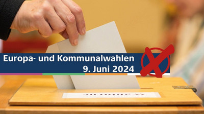 Online-Beantragung von Briefwahlunterlagen für die Europa- und Kommunalwahl am 09.06.2024