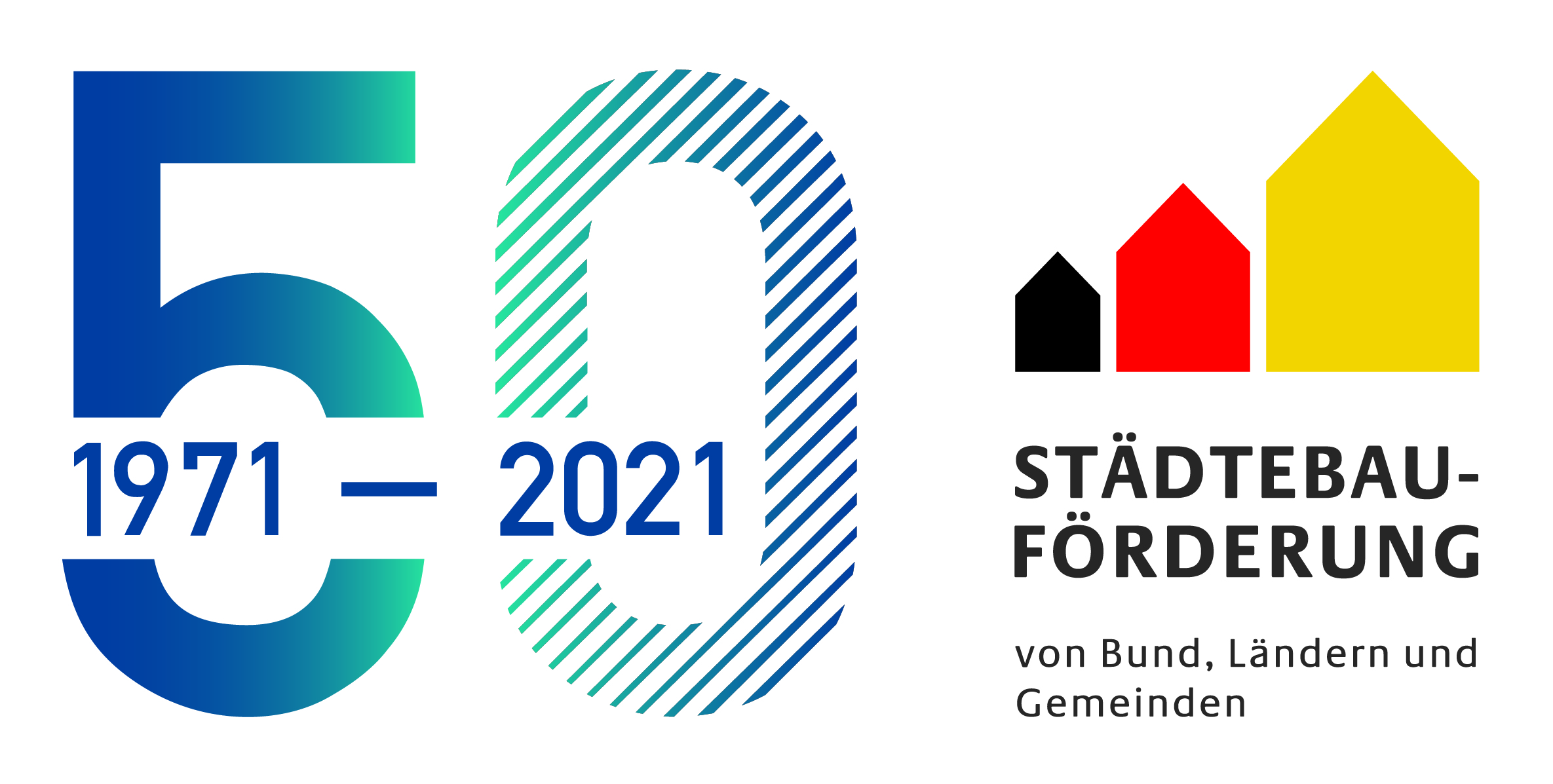  Logo 50 Jahre Städtebauförderung 2021 