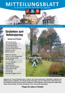 Mitteilungsblatt 46/2020