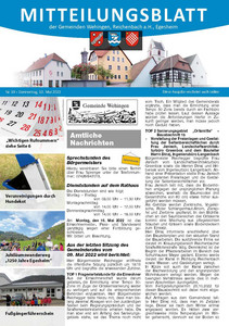 Mitteilungsblatt 19/2022